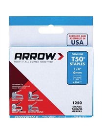 T50 1/4IN STAPLES