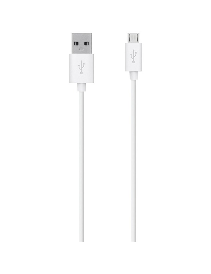 4FT MICRO USB/USB CBL WHT