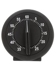 SOFT TOUCH MECH TIMER BLK