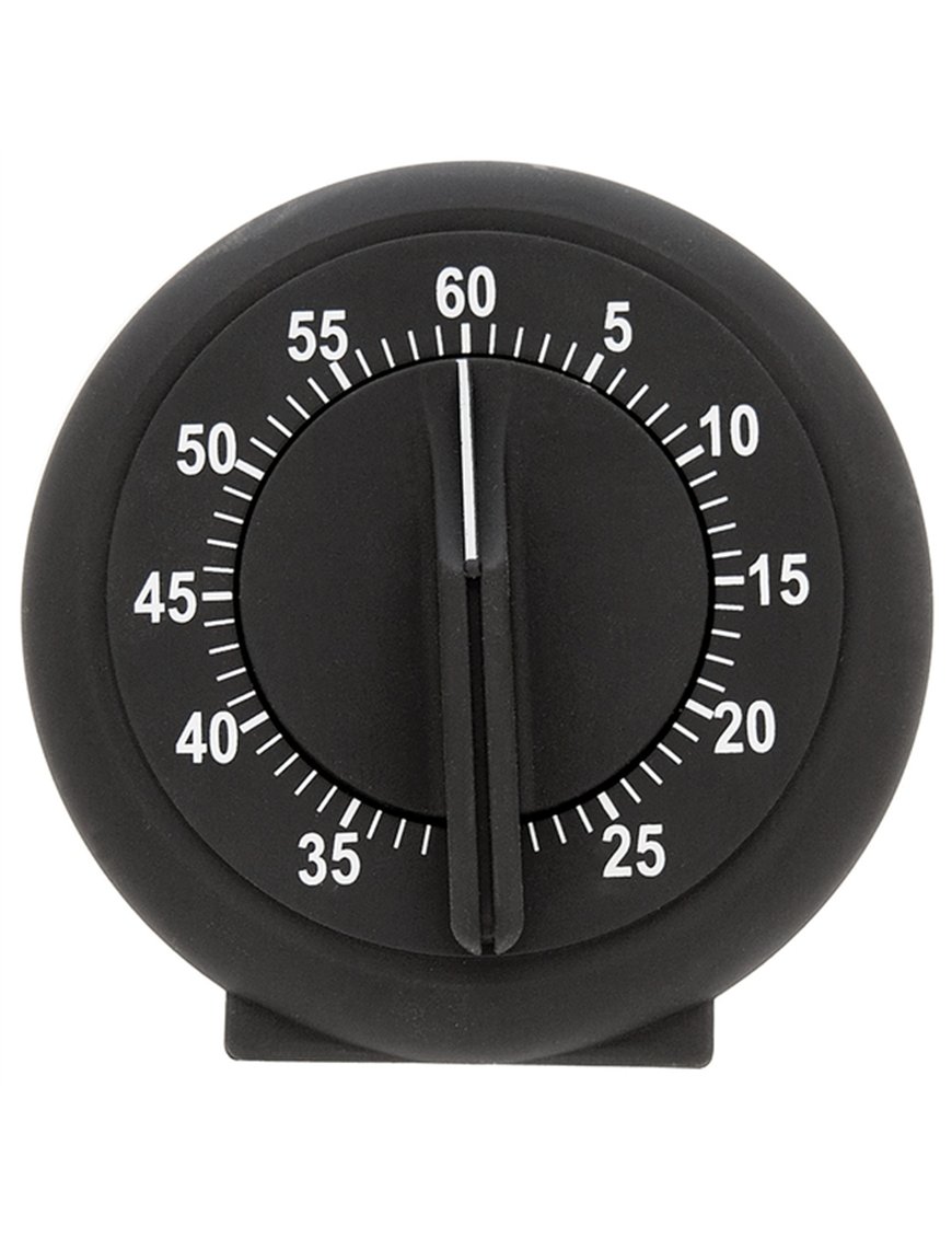 SOFT TOUCH MECH TIMER BLK