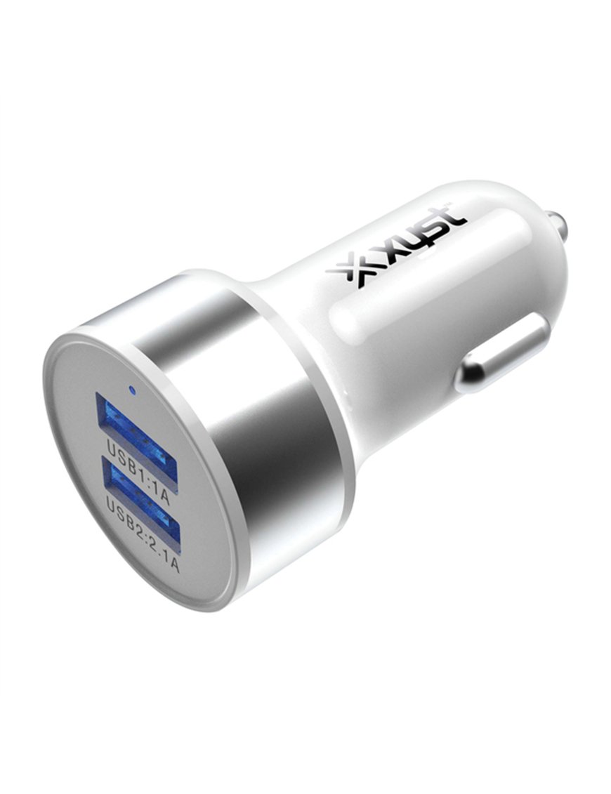 2.4AMP USB CR CHRGR WHT