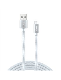 10FT USB MICRO CBL WHT