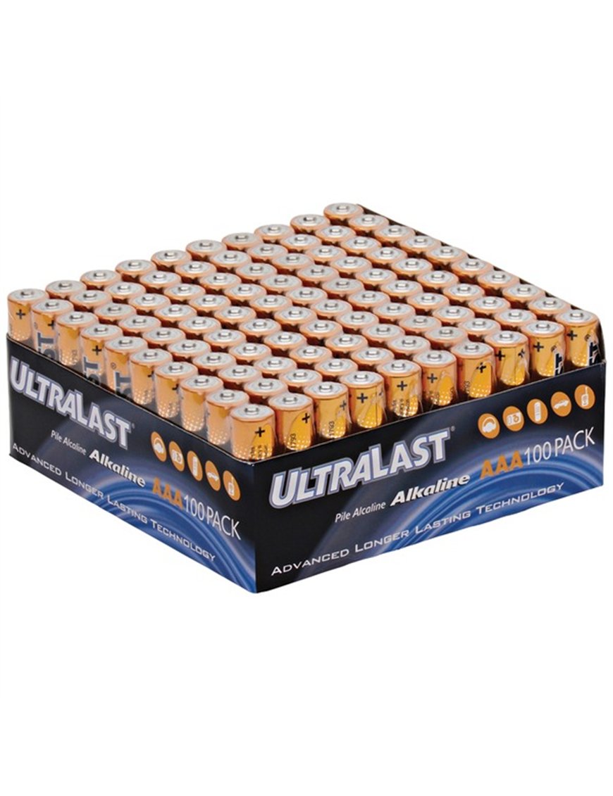 100PK 1.5V AAA BATT