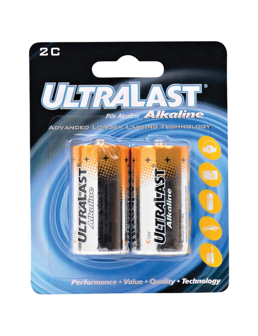 2PK 1.5V C BATTERY