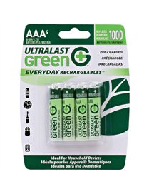 4PK NIMH CARDED AAA BATT