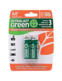 2PK NIMH CARDED AA BATT