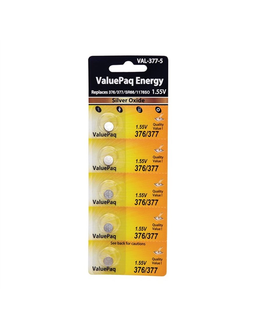 377UL 5PK WTCH BATT