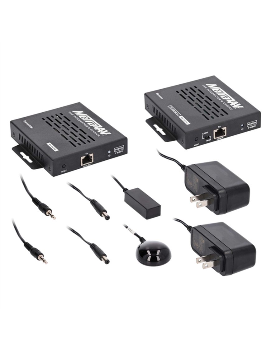 4K EXTENDER CAT6 BLK