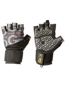 MED WRIST WRP GLV BLK/GRY
