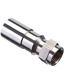 50PK RG6-F CMPRSSN CNCTR