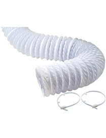 5'VINYL DUCT W/2 CLAMPS