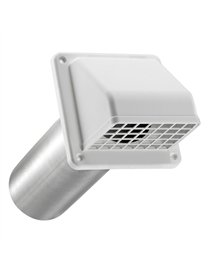 4IN PREF HD W/TL PIPE WHT