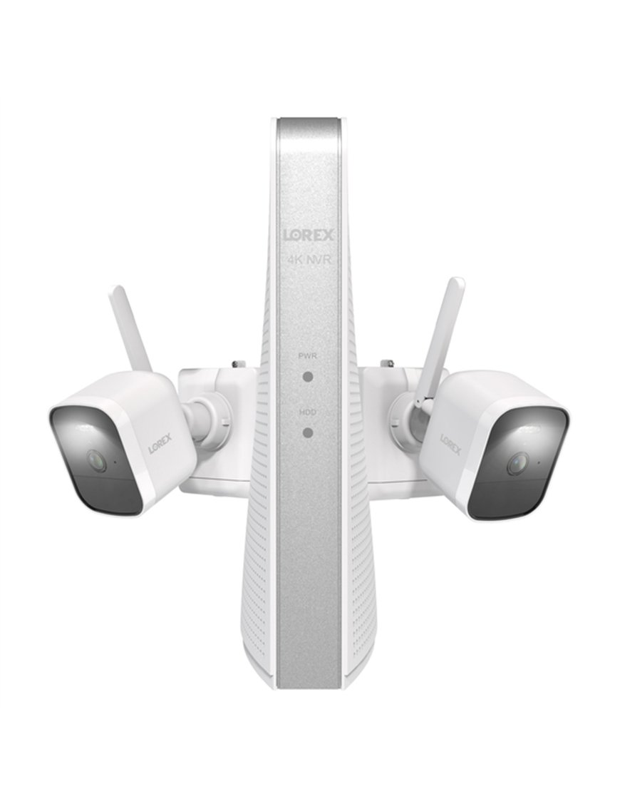 4K 1TB NVR W/2BAT CAMS