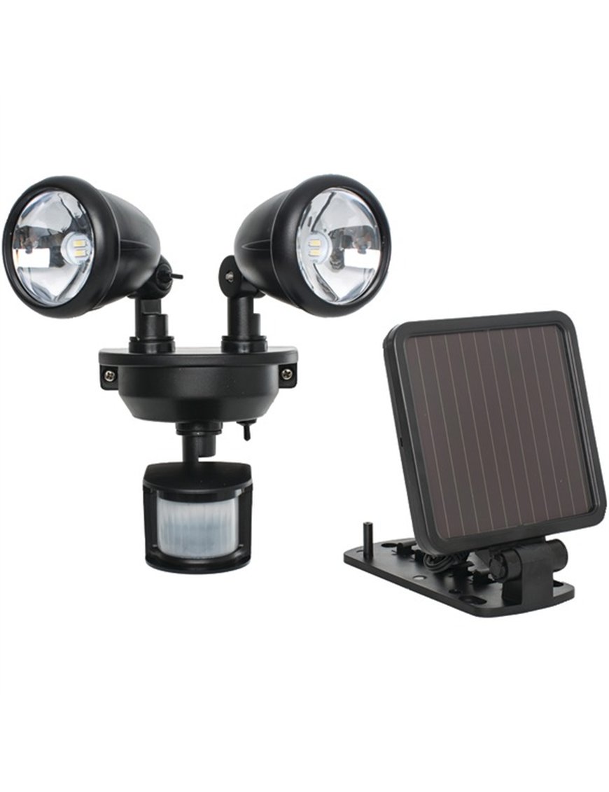SOLAR LED SEC LIGHT BLK