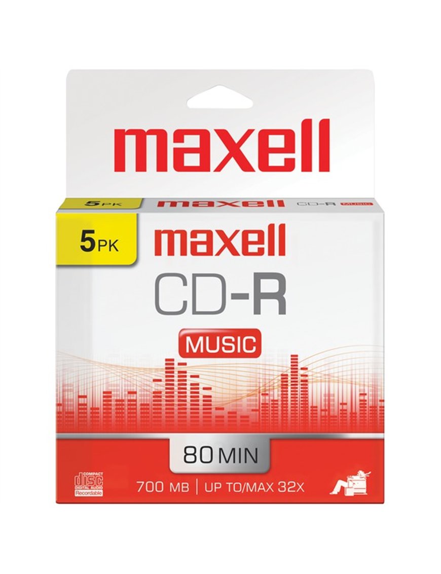 80MIN 5PK CDR MUSIC/AUDIO