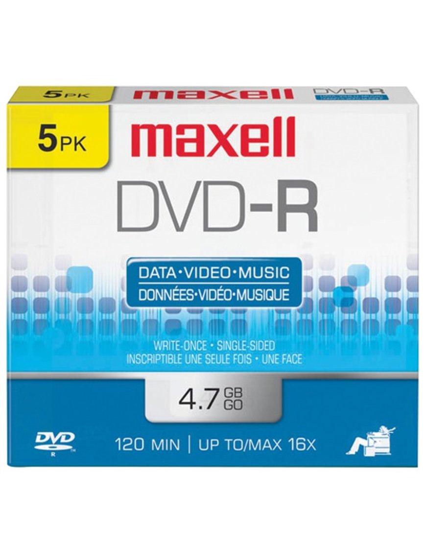4.7GB DVD-R 5PK