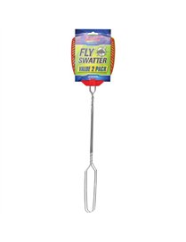 WIRE HNDL FLY SWATTER 2PK