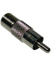 F JACK TO RCA PLUG