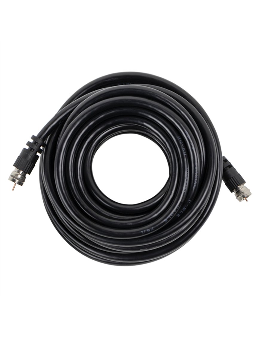 25' RG6 F-F CABLE SCRW ON
