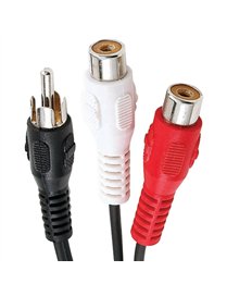 Y ADAPT 2 RCA JACK-1 PLG