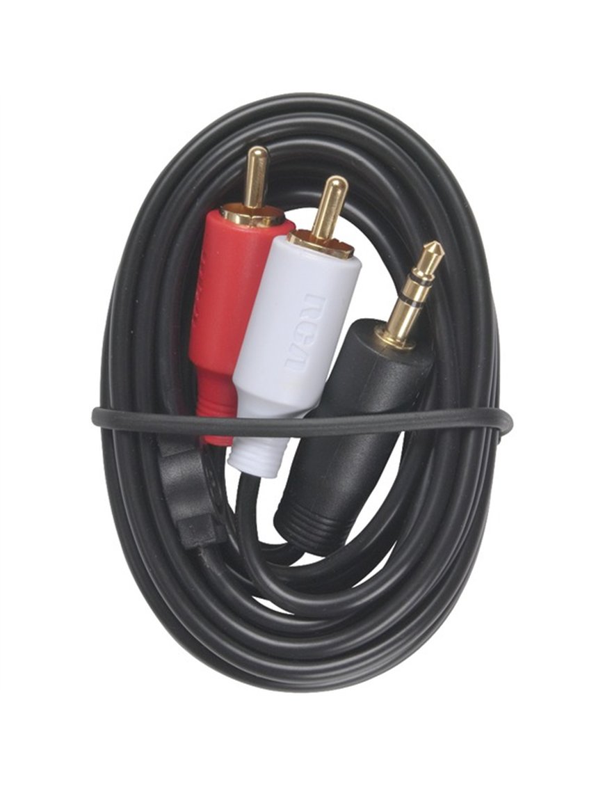 3.5MM TO 2 RCA PLUG Y
