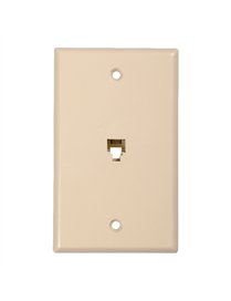 IVORY PHONE WALL PLATE