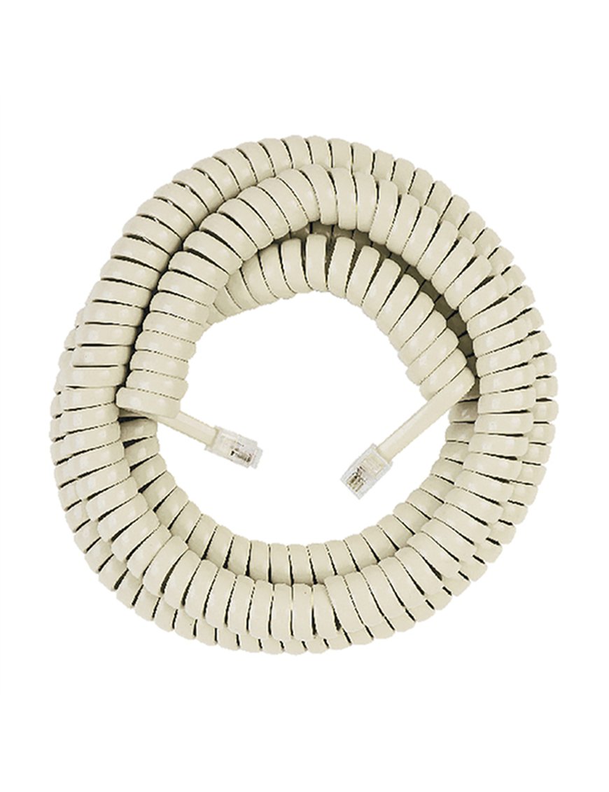 25FT PHONE COIL CORD IVR