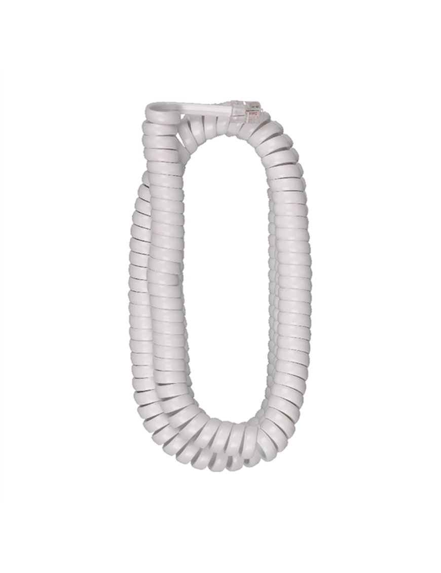 25FT HANDSET COIL CORD W