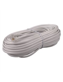 50FT MOD PHONE CORD WHT