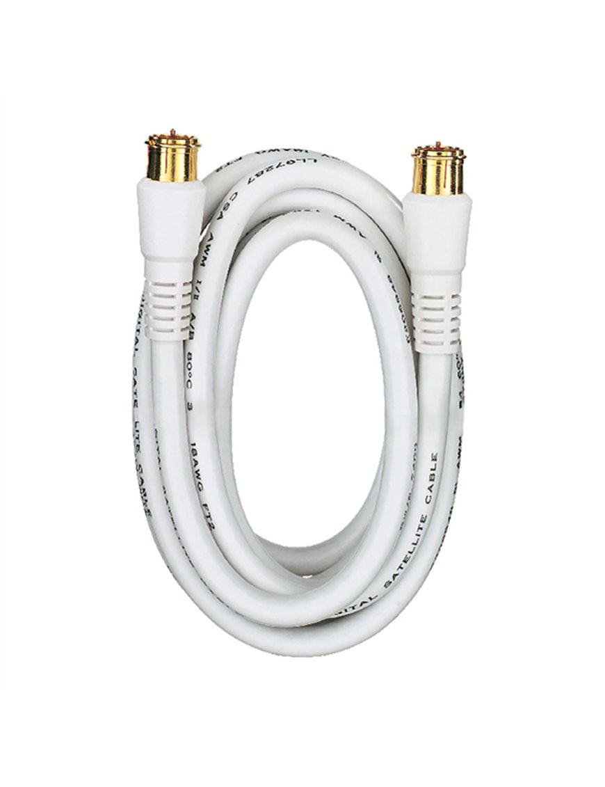 6FT RG6 CABLE WHT