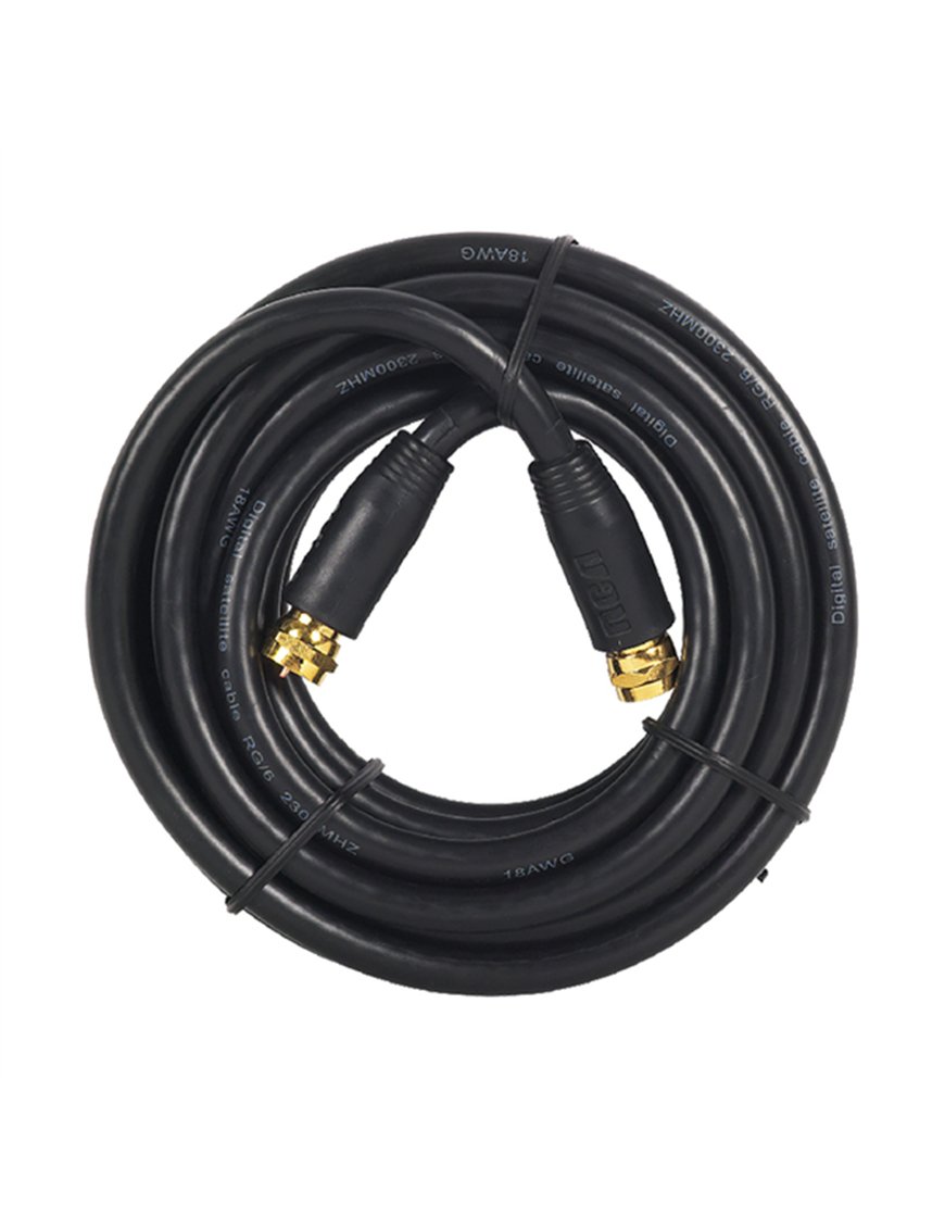 12FT RG6 COAX CBL BLK