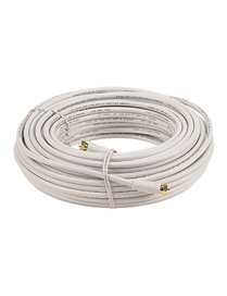 50FT RG6 COAX CABLE WHT
