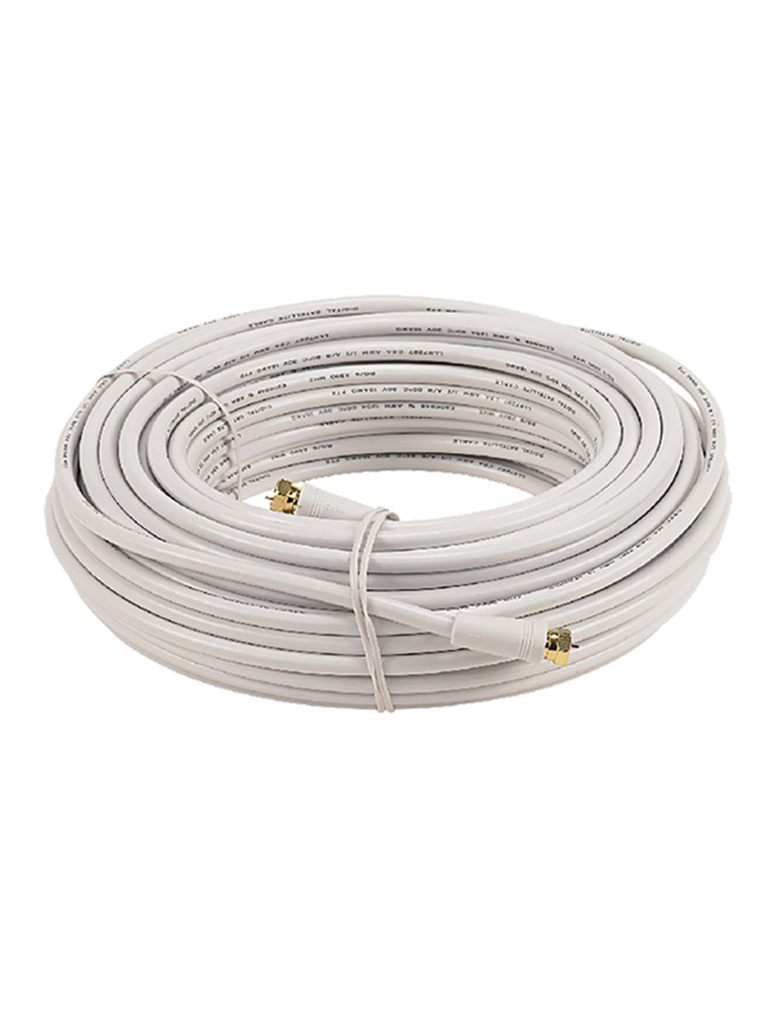 50FT RG6 COAX CABLE WHT