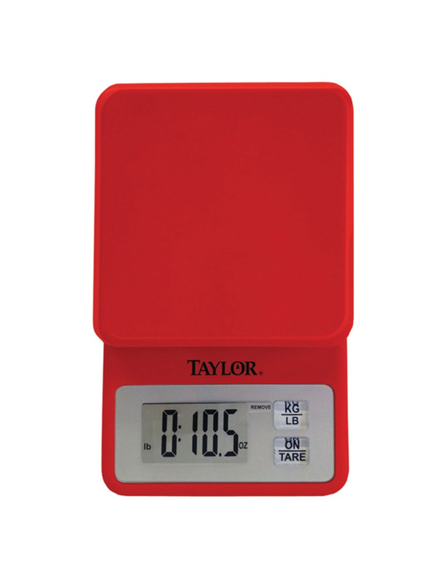 COMPACT KITCHEN SCALE RED