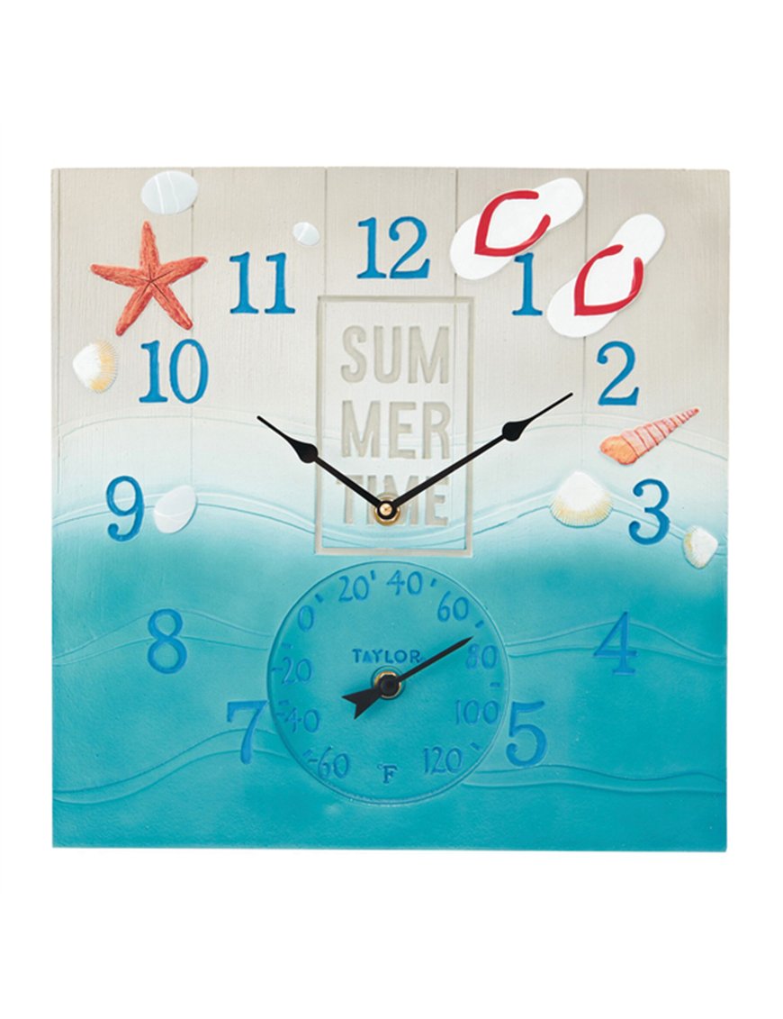 SUMMERTIME CLOCK/THERM