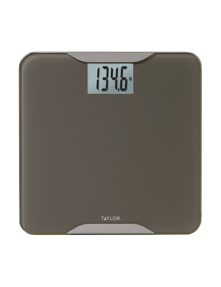 DIG GLS BATH SCALE TAUPE