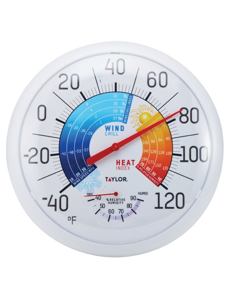 13.25IN RED DIAL THERMO