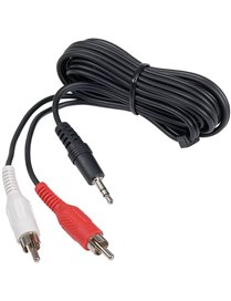 3.5MM TO 2 RCA PLUG Y