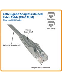 3FT CAT6 GIGABIT SNAGLESS