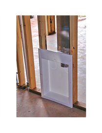 DRYER OUTLET BOX WHT