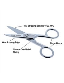 ELECTR SCISSORS W/ NOTCH