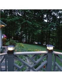 2 DECK LIGHT DRK BRNZ