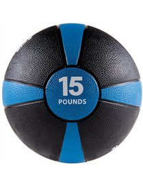 15LB MEDICINE BALL BLUE