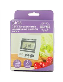 4IN1 KITCHEN TIMER WHT