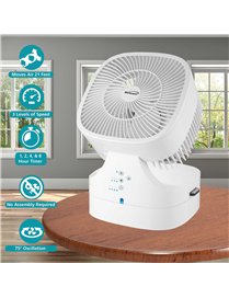 8IN 3SPD RMT OSC DSK FAN