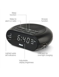 RCS27 CLCK RDIO BLK