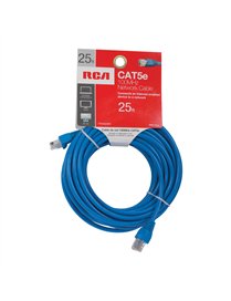 25FT CAT5E 100MHZ CBL BLU