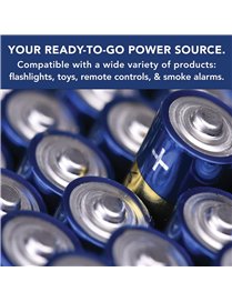 AA 16PK CARDED BATTERIES