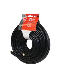 100FT RG6 COAX CBL BLK