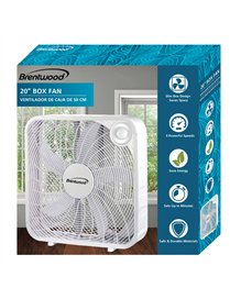20IN BOX FAN WHT